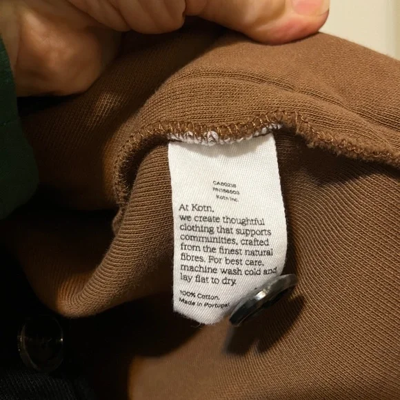 KOTN Brand 100% Cotton Fleece 2 piece set. - Picture 8 of 9